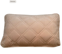 Kussen fluweel pastel roze in 2 maten