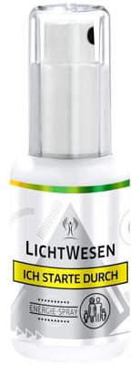 Lichtwesen Ik start door energiespray