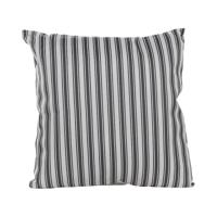 Buitenkussen 60x60 cm Antraciet Streep - Annas collection