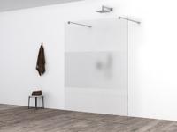 Glasplaat Wiesbaden Slim | 120x200 cm | Nano | Helder met melkglas