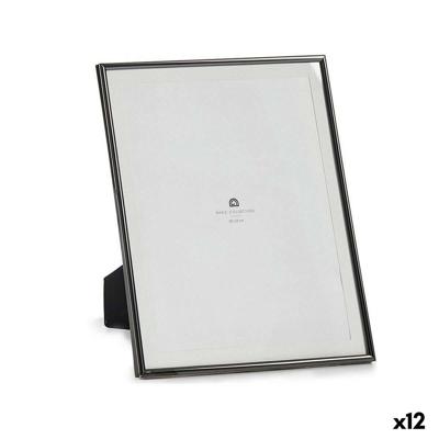 Fotolijsten Gift Decor Zwart Kristal Staal (12 Stuks)