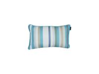 Sierkussen met paspel ca. 30x50 cm Righe azure Madison - Madison