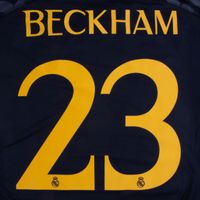 Beckham 23 (Officiële Real Madrid Away Bedrukking 2023-2024) - thumbnail