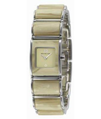 Horlogeband Michael Kors MK4118 Kunststof/Plastic Beige 22mm