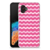 Samsung Galaxy Xcover 6 Pro TPU bumper Waves Pink