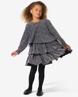 HEMA Kinderjurk ruffle zwart (zwart) HEMA Kinderjurk ruffle zwart (zwart)