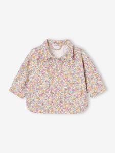 Geweven babyjas met print meerkleurig