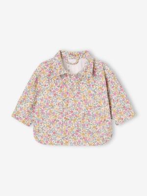 Geweven babyjas met print meerkleurig