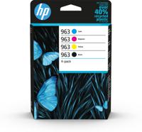 HP 963 4-kleuren Origineel 6zc70ae - thumbnail