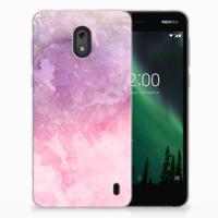 Smartphone hoesje Nokia 2 Pink Purple Paint
