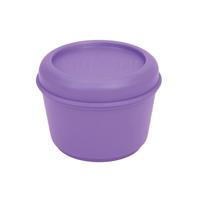 Voedselopslagcontainer Milan Sunset Paars Plastic Cirkelvormig 250 ml Ø 10 x 7 cm