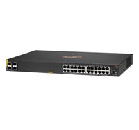 Aruba 6000 24G Class4 PoE 4SFP 370W Managed L3 Gigabit Ethernet (10/100/1000) Power over Ethernet (PoE) 1U - thumbnail