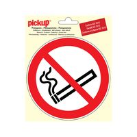 Pictogram rond 15cm Verboden te roken - Pickup