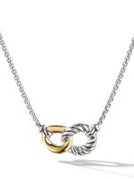 David Yurman collier Curb Link en or 18ct et argent Sterling - thumbnail