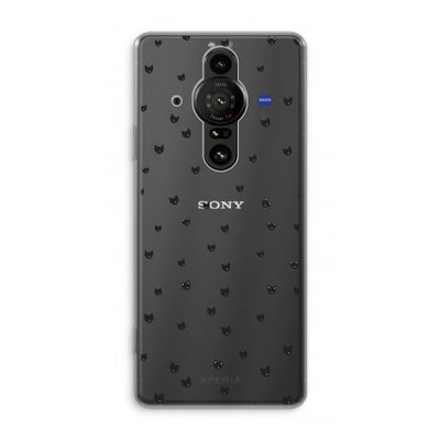 Kleine kattenkopjes: Sony Xperia Pro-I Transparant Hoesje