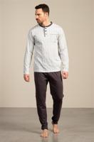 Eskimo heren pyjama tricot Knoopsluiting - Andre