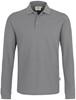 Hakro 820 Long-sleeved polo shirt Classic - Titanium - 2XL