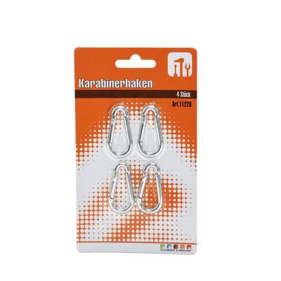 Humbert Karabijnhaken - 4x stuks - aluminium - snaphooks - carabiners