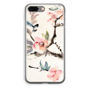 Japanse bloemen: iPhone 8 Plus Transparant Hoesje
