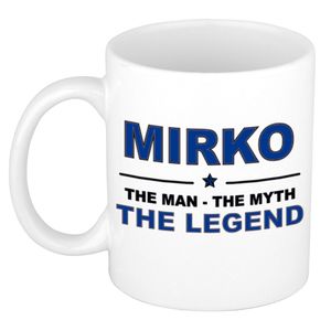 Mirko The man, The myth the legend cadeau koffie mok / thee beker 300 ml