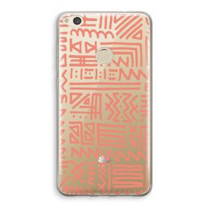 Marrakech Pink: Huawei Ascend P8 Lite (2017) Transparant Hoesje