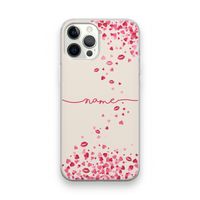Hartjes en kusjes: iPhone 12 Pro Transparant Hoesje