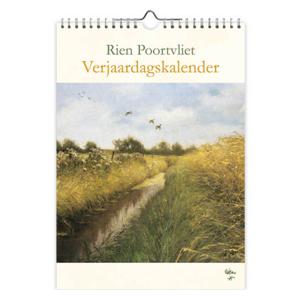 Rien Poortvliet A4 Natuur Verjaardagskalender 30x21cm