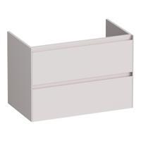Brauer Inspire - Onderkast 80 cm - met 2 Softclose Lades Greeploos en 1 Sifon Uitsparing - Mat Zand