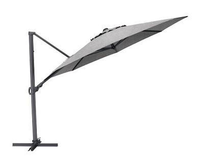 Kettler Easy turn zweefparasol 330 rond antraciet