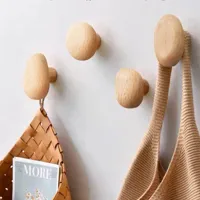 NordicPebble Massief Houten Wandhaak