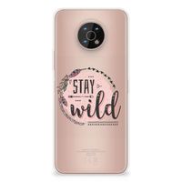 Nokia G50 Telefoonhoesje met Naam Boho Stay Wild