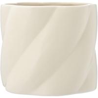 Blokker bloempot Swirl 16x16x14cm - creme