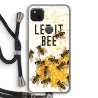 Let it bee: Pixel 4a Transparant Hoesje met koord
