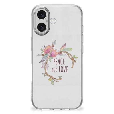 iPhone 16 plus Telefoonhoesje met Naam Boho Text iPhone 16 plus Telefoonhoesje met Naam Boho Text