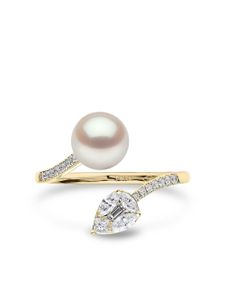 Yoko London bague Starlight en or 18ct sertie de perles et de diamants