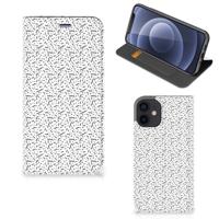 iPhone 12 Mini | Hoesje met Magneet | Stripes Dots