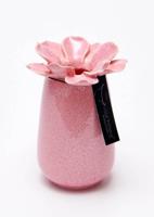 Madelief Vaas porselein 8x13cm roze
