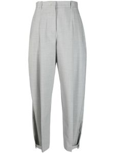 Fabiana Filippi pantalon fuselé à détails plissés - Gris