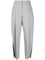 Fabiana Filippi pantalon fuselé à détails plissés - Gris