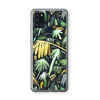 Tropical Palms Dark: Samsung Galaxy A21s Transparant Hoesje
