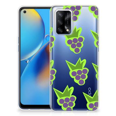 OPPO A74 4G | Siliconen Case | Druiven