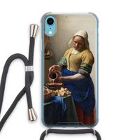 The Milkmaid: iPhone XR Transparant Hoesje met koord