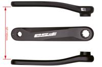 FSA E-Bike Chainset Crankarm 170mm - Zwart FSA E-Bike Chainset Crankarm 170mm - Zwart