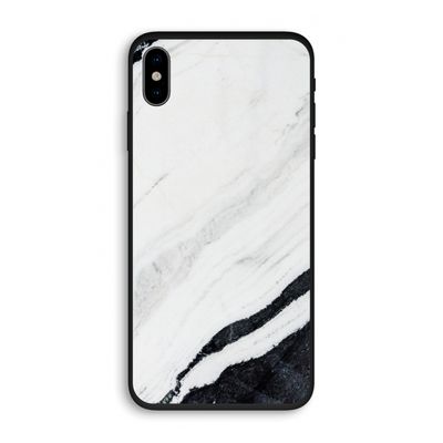 Elegante marmer: iPhone XS Biologisch afbreekbaar hoesje