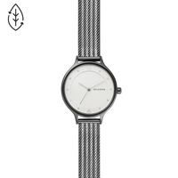 Horlogeband Skagen SKW2750 Mesh/Milanees Antracietgrijs 12mm