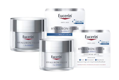 Eucerin Hyaluron-Filler Huidverzorgingsset - Dagcrème SPF15 en Nachtcrème -