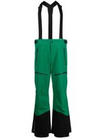 Moncler Grenoble pantalon de ski à taille haute - Vert - thumbnail