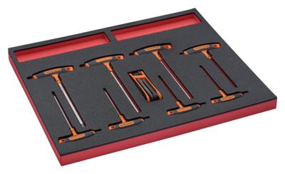 Bahco Foaminlay Fit&Go 3/3 met T-greepschroevendraaiers en inbussleutels - 19-delig - FF1A1004