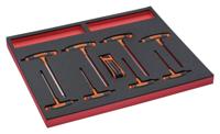 Bahco Foaminlay Fit&Go 3/3 met T-greepschroevendraaiers en inbussleutels - 19-delig - FF1A1004