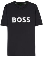 BOSS t-shirt en coton à logo imprimé - Bleu - thumbnail